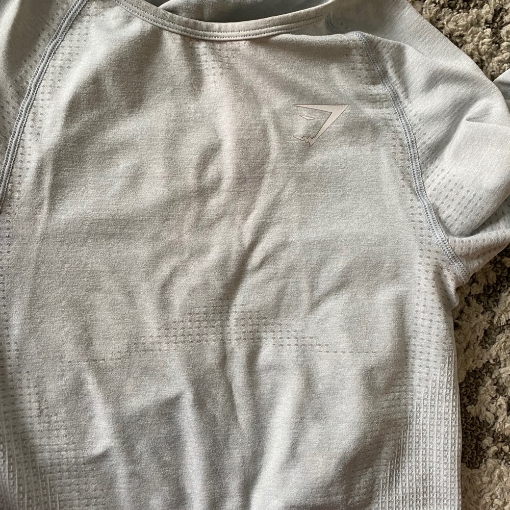 Gymshark crop top light green M